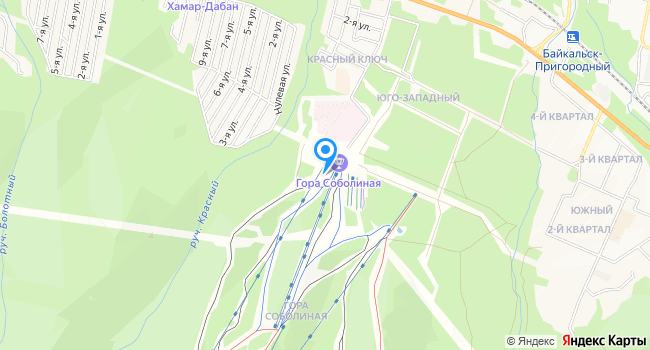 Отель Гранд Байкал на карте
