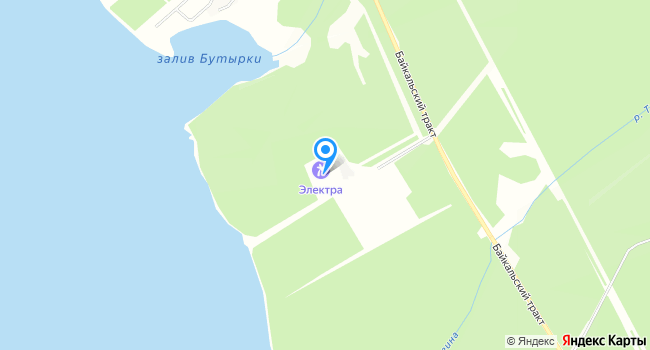 Санаторий Электра на карте