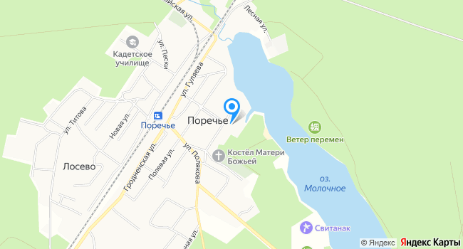 Санаторий Поречье на карте