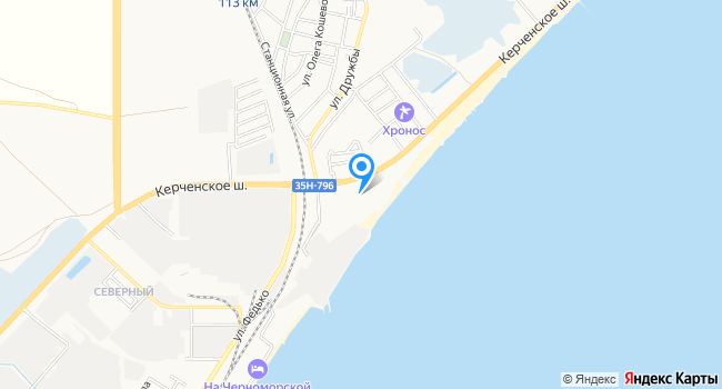 Пансионат Украина-1 на карте
