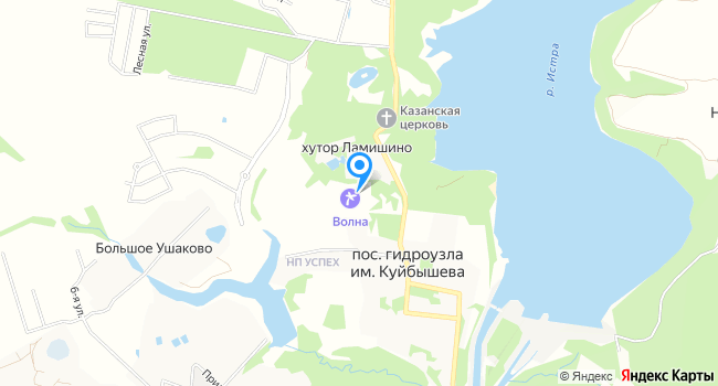 Санаторий Волна на карте