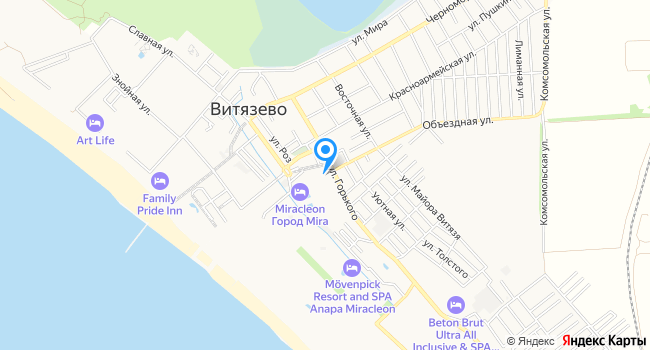 Санаторий Аквамарин на карте
