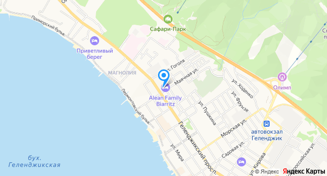 Отель ALEAN FAMILY BIARRITZ на карте