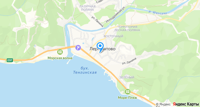 База отдыха Русалочка на карте