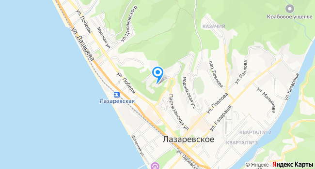 Пансионат Гренада на карте