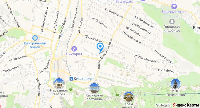 Санаторий Кругозор на карте