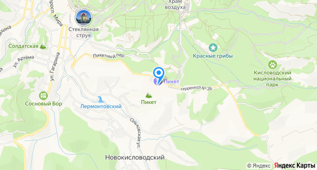 Санаторий Пикет на карте