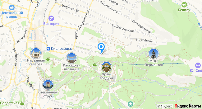 Санаторий им. Димитрова на карте