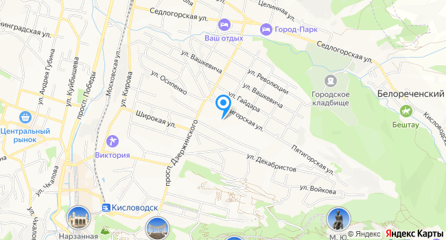 Санаторий Москва на карте