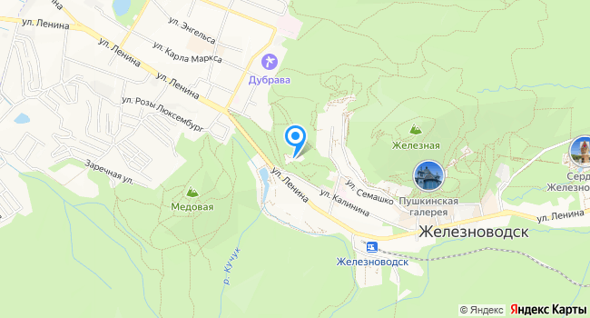 Санаторий Русь на карте