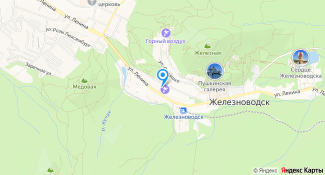 Санаторий Славяновский исток на карте