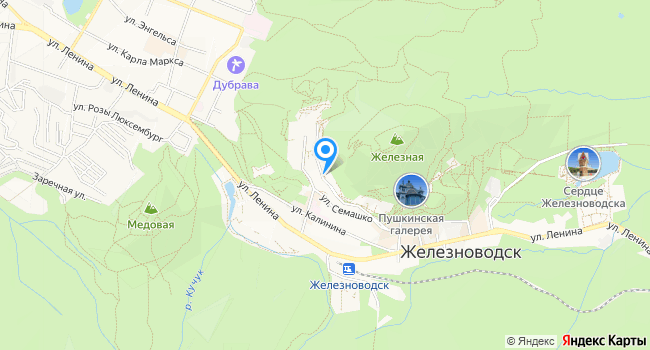 Санаторий им. С.М. Кирова на карте
