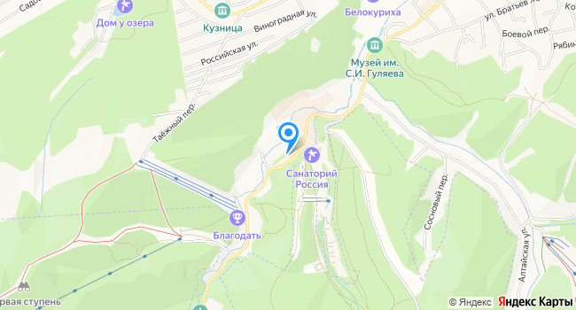 Санаторий Жемчужина Белокурихи на карте