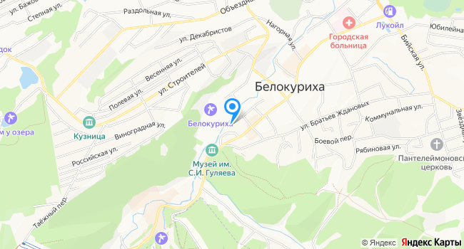 СПА-отель Кедровый на карте